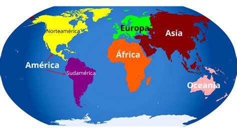 Los Continentes Y Sus Características Significados