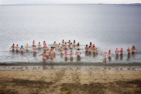 Dip In The Nip Dozens Strip Off For Charity Swim In Sligo Irish Mirror Online
