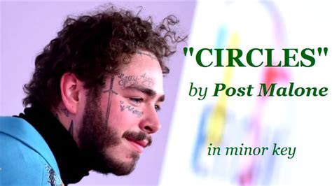 Circles By Post Malone In Minor Key Youtube