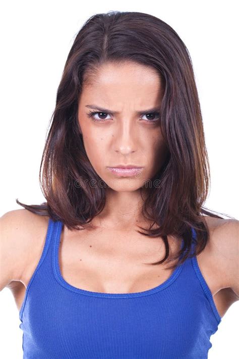Angry Woman Stock Image Image Of Teen Isolation Person 20117327