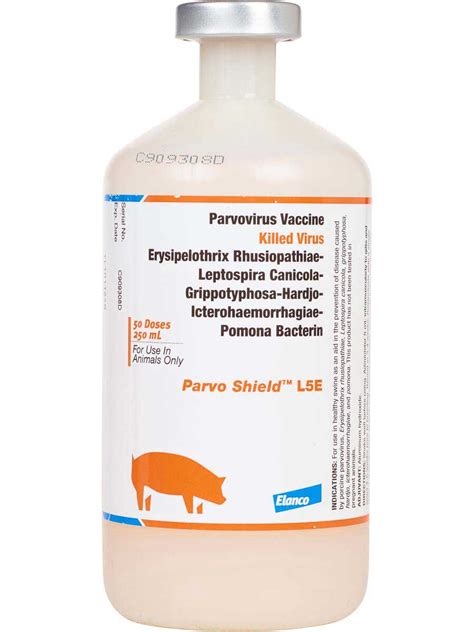 Parvo Shield L5e Swine Vaccine Elanco Animal Health Breeding Swine