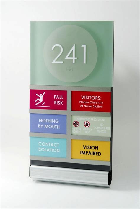 Specialty Patient Room Sign Avalis Wayfinding Solutions Hospital