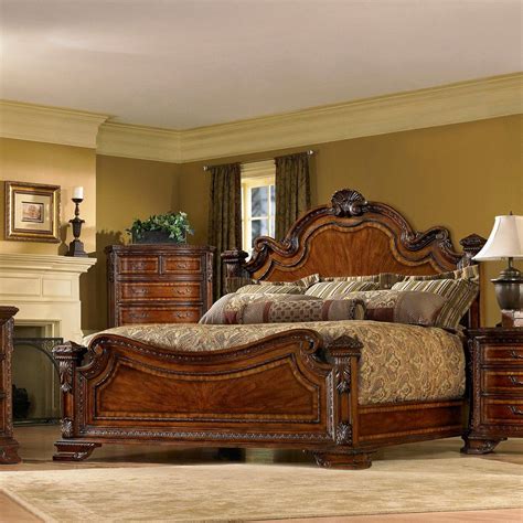 Art Furnitures Old World Wood Bedroom Furniture Collection By Humble