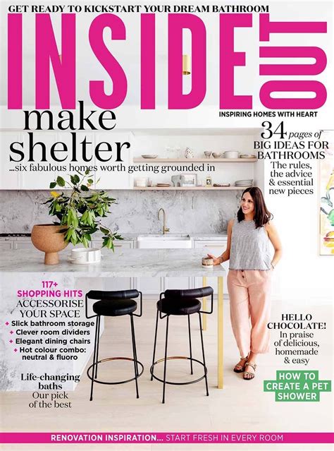 ‘iva Stool On Cover Of Inside Out Magazine Grazia And Co