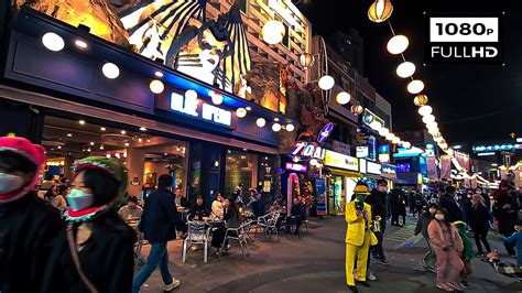 [FHD] Korea. Songtan Night Walk Street View. Halloween Day 2020 송탄 길거리
