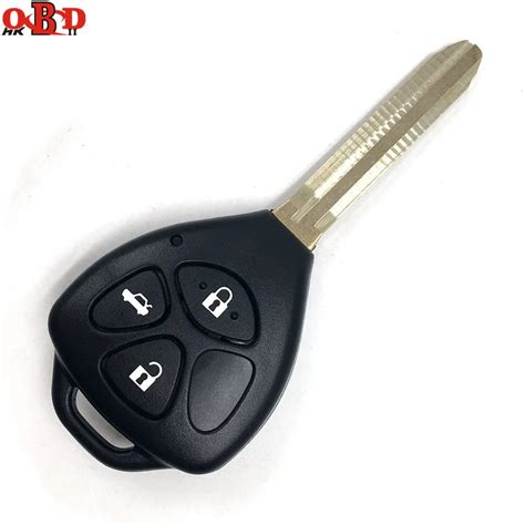 Hkobdii 3 Buttons Remote Car Key For Toyota Vios Corolla 315mhz With