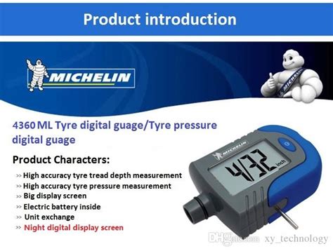 Michelin Digital Tire Gauge With Tread Depth Indicator My Power Tools