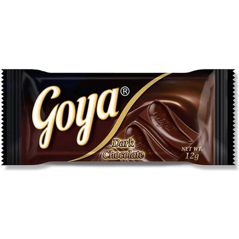 Goya Bar Dark Chocolate 12g Chocolate And Confectionary Walter Mart