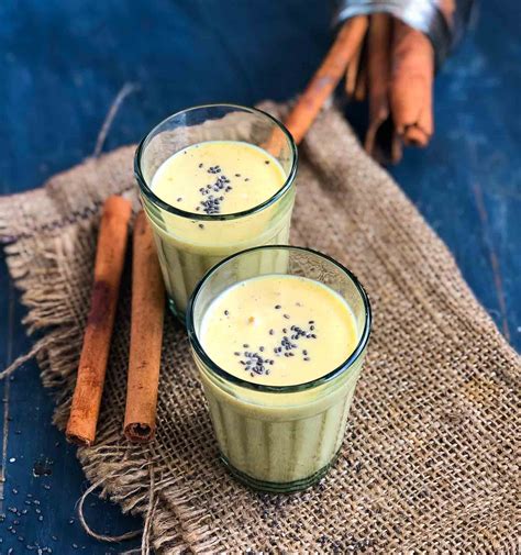Maybe you would like to learn more about one of these? Creamy Cinnamon Peach Milkshake Recipe With Chia Seeds by ...