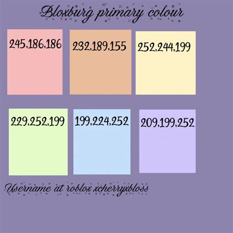 Another Bloxburg Primary Colour Bloxburg Decal Codes Pastel Color Sexiz Pix
