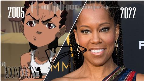 The Boondocks Characters And Real Voice Actors Youtube