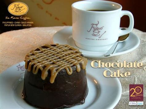 Chocolate Cake Figaro Coffee Company Menu At Bonifacio High Street