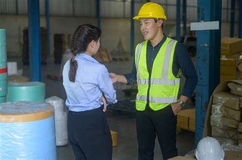 Male Worker Harassing Female Colleague Sexual Harassment At Work Stock