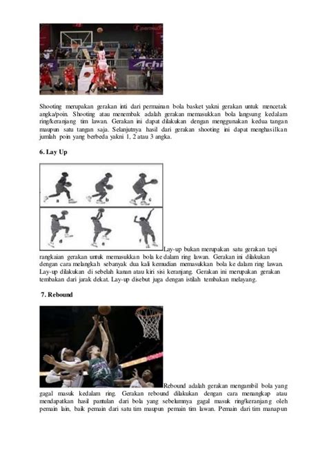 Teknik Dasar Bola Basket Dan Pengertiannya