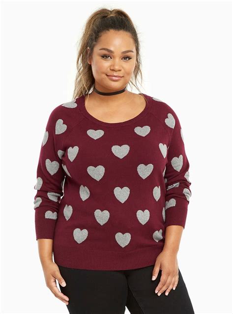 Heart Print Sweater Printed Sweater Heart Sweater Sweaters