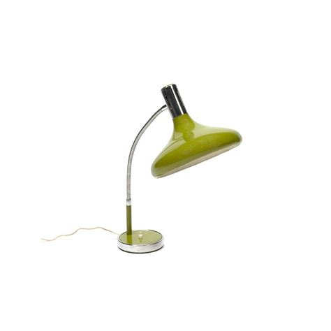 Light green dome lamp shade 6 wide top, 10 1/2 height, 17 wide bottom. Desk lamp with large green shade - Retro Studio