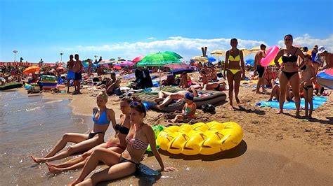 K Beach Walking Tour Discover The Black Sea Charm Beaches Plaja Costinesti Romania Youtube