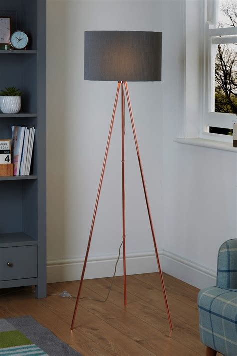 Mila Tripod Floor Lamp In 2019 Copper Floor Lamp Modern Floor Lamps