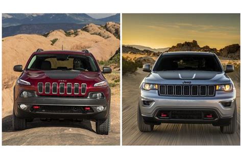 2017 Jeep Cherokee Vs 2017 Jeep Grand Cherokee Us News And World Report