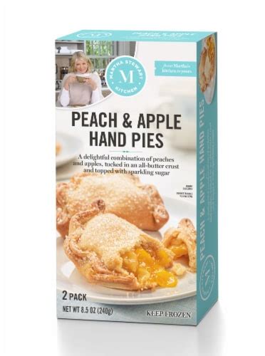 Martha Stewart Kitchen Peach And Apple Hand Pies 2 Ct 8 5 Oz Kroger