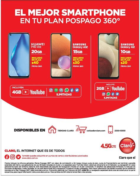Oferta De Celulares Huawei Y Samsung Pospago En Claro El Salvador 04