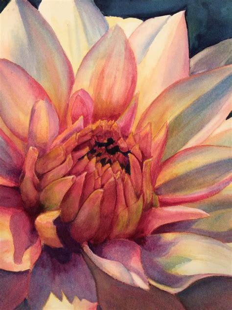 Laura Kirste WATERCOLOR Floral Painting Flower Painting Botanical Art