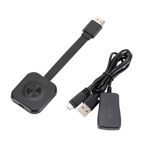 To Tv 24g Wireless Wifi Mirroring Cable Hdmi Compatible Adapter Mobile
