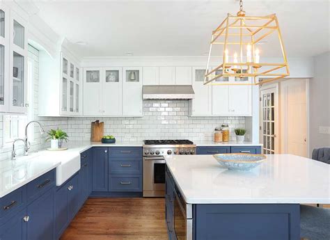 Youtube is her way to share her knowledge, tips here are my top 10 kitchen design trends 2021! Cool Blue Transitional Kitchen : Normandy Remodeling in ...