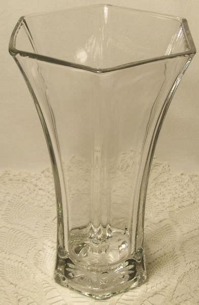 Hoosier Glass Clear Vase By Sunnysunshine On Etsy
