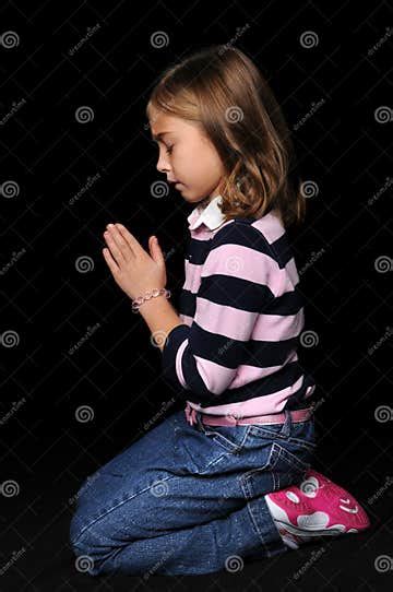 Young Girl Praying Stock Photo Image Of Little Spiritual 7135206