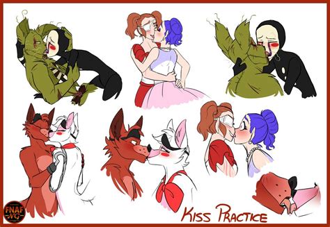 Fnafngkiss Practice By Namygaga Dont Ship Any Of These But I Really