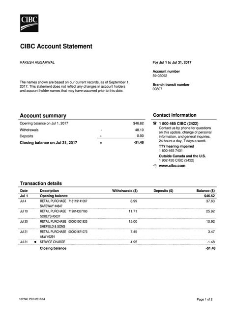 Credit Card Statement Template Excel Professional Sample Template