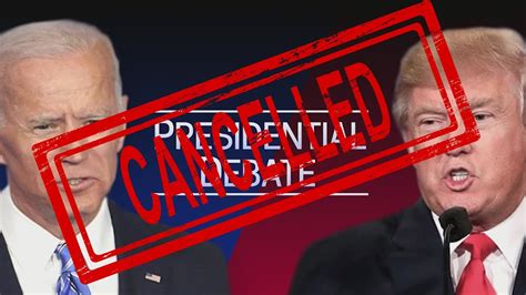 2nd Presidential Debate Cancelled Trump Forfeits Youtube