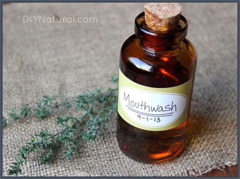 Homemade Mouthwash A Natural Antibacterial Recipe For