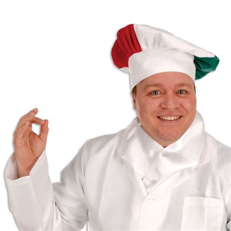 Oversized Fabric Chefs Hat Italian Case Of 12 Italian Themed Parties Chefs Hat Italian