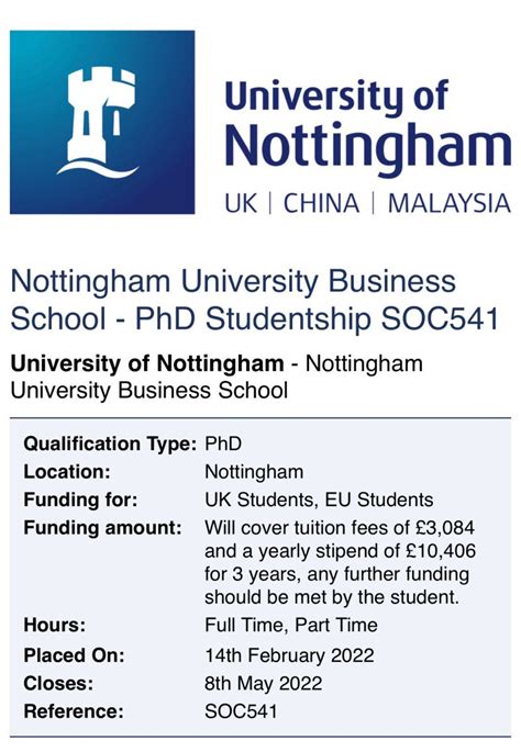 Nottingham University Malaysia Grading System Joshua Wright
