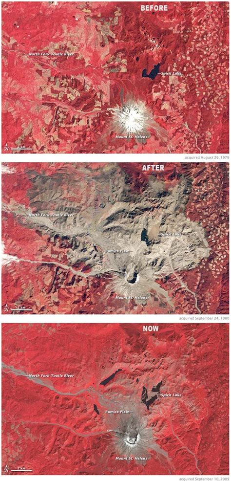 Striking Images Of Mount St Helens Before After And Now Live Science