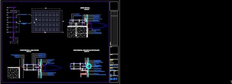 Curtain Wall Detail Dwg Detail For Autocad • Designs Cad