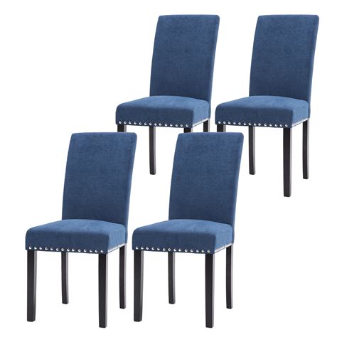 Upholstered Dining Chairs Parson Light Wood Chair Pads Cushions