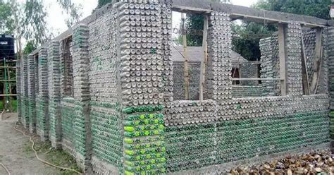 Incredible See Photos Of Houses Built Using Plastic Bottles Filled