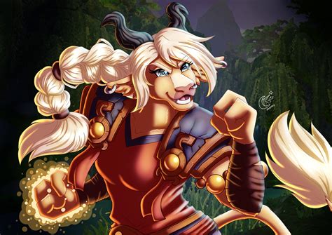 Female Tauren Monk World Of Warcraft Know Your Meme
