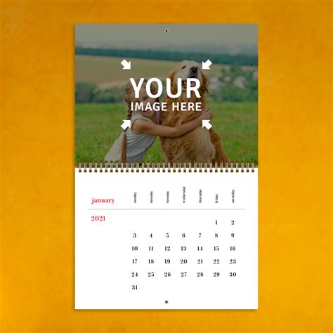 Custom Minimalist Photo Calendar Get Wall Calendar With Unique Design