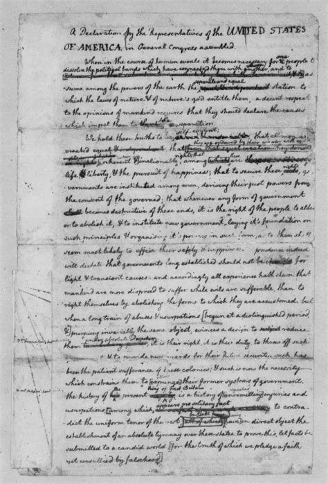Declaration Of Independence July 4 1776 Teaching American History