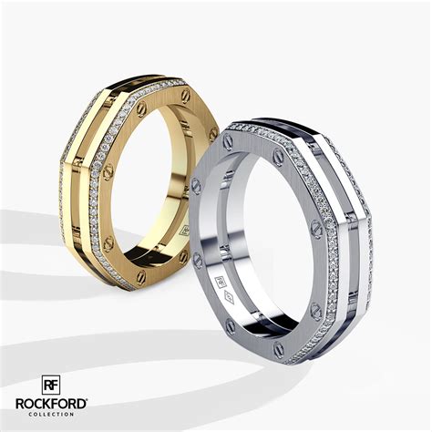 Mens Gold Wedding Bands By Rockford Collection 33 