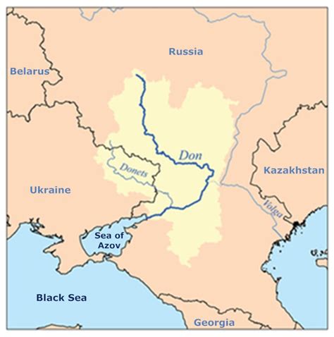 Main Rivers In Russia