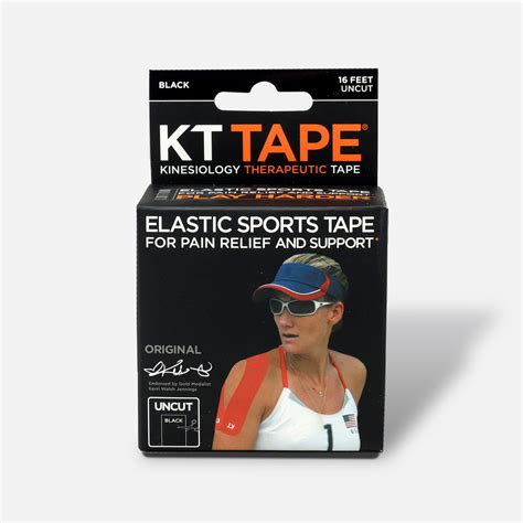 Kt Tape Pro Uncut 16 Ft Roll Black