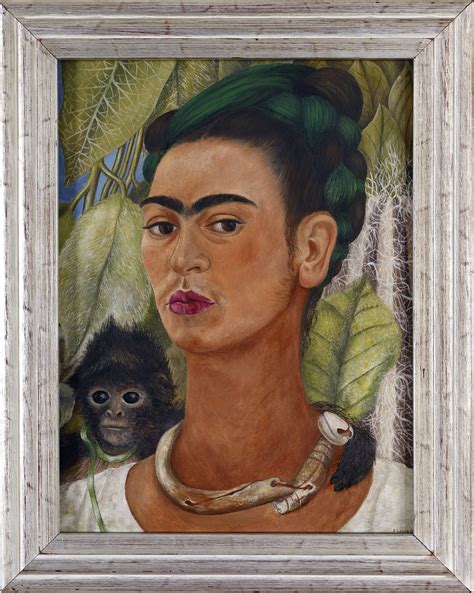 Self Portrait With Monkey Buffalo Akg Art Museum