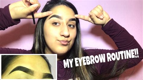 Eyebrow Tutorial My Eyebrow Routine Youtube