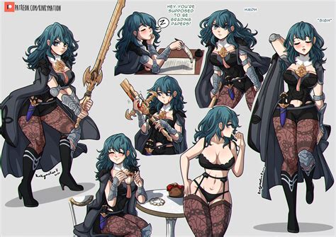 Byleth And Byleth Fire Emblem And More Drawn By Kinkymation Danbooru