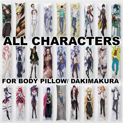 Anime Body Pillows Etsy